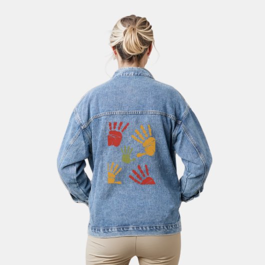 handpalmverf denim jacket (Model)
