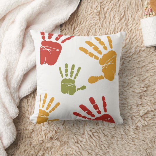 handpalmverf kussen (Deken)