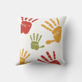 handpalmverf kussen (Achterkant)