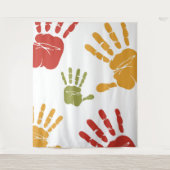 handpalmverf wandkleed (Voorkant)