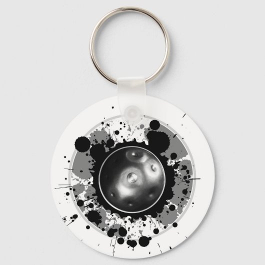 Handpan-instrument Sleutelhanger (Voorkant)