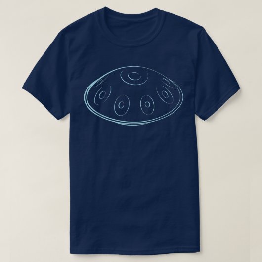 Handpan Music Art Handpan 1051 T-shirt (Design voorkant)