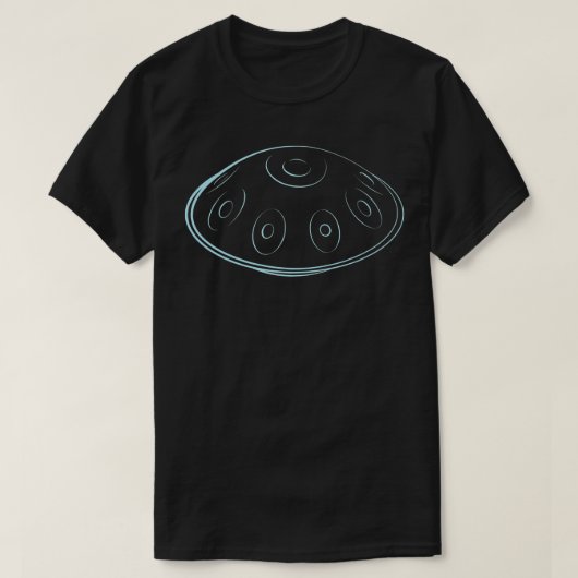 Handpan Music-handpan T-shirt (Design voorkant)