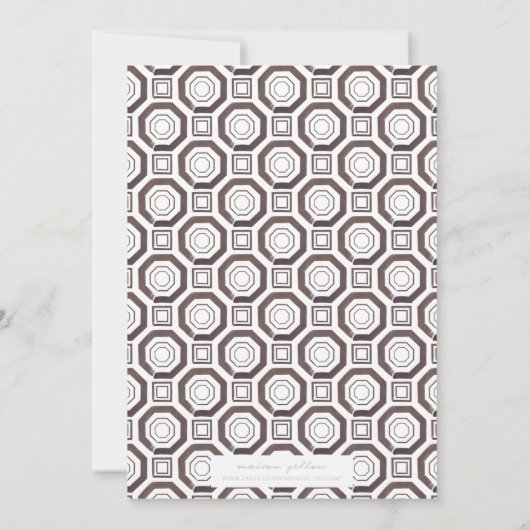 Handpenseel Lettering | De datum-fotokaart opslaan Save The Date (Achterkant)