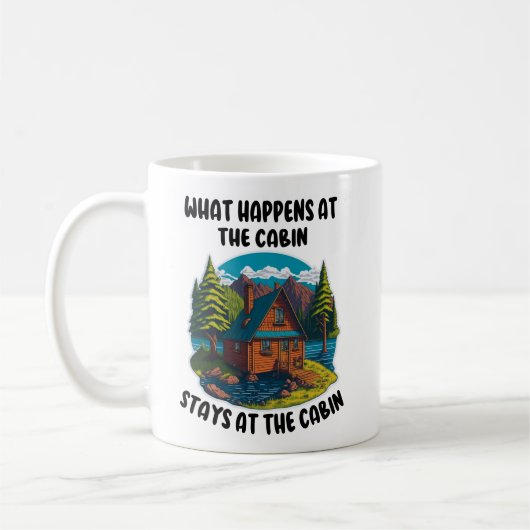 "Handpicking Haven: Ontwerp uw Lakeside Escape" Koffiemok (Links)