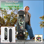 HandPlant | Zombie Hand | Aangepast skateboard<br><div class="desc">HandPlant | Zombie Hand | Aangepast skateboard Trek het ultieme plant van dit cryptische meesterwerk af. Titled: Handbedekking met Plant: gehakt beemsel met omheining met prikkeldraad en gestoorde zombiehand. Dek Type: 7 3/4-inch skateboard Deck Of je nu op de halve pijp of kickflips op straat doet, deze competitiegormde raad heeft...</div>
