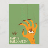 handpop Halloween Feestdagenkaart (Voorkant)