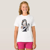Handpop - Meisjes Unisex T-shirt (Voorkant volledig)