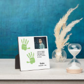 Handprint Eerste dag schoolgedicht voor moeder Fotoplaat (Insitu)