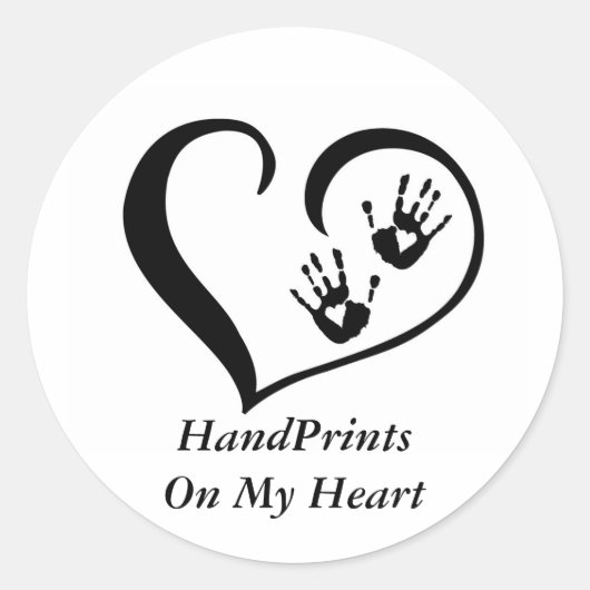 HandPrint logo stickers (Voorkant)