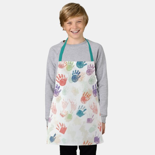 Handprint Schort voor kinderen (Gedragen)