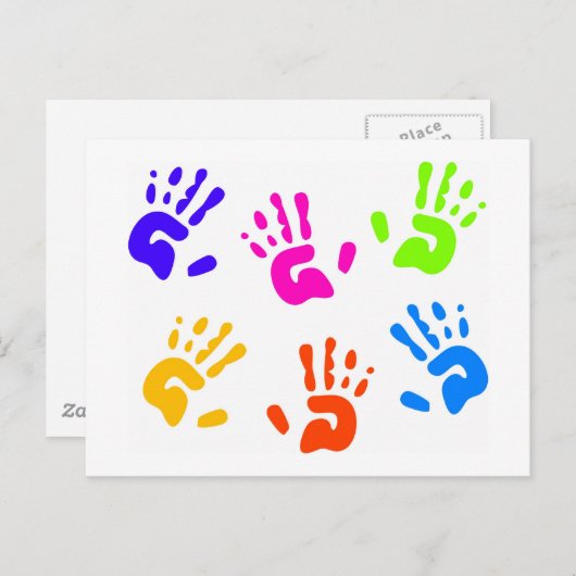 HandPrints Briefkaart (Voorkant / Achterkant)