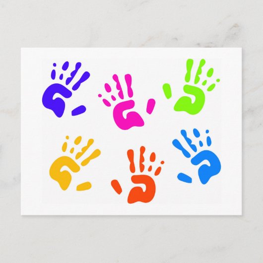 HandPrints Briefkaart (Voorkant)