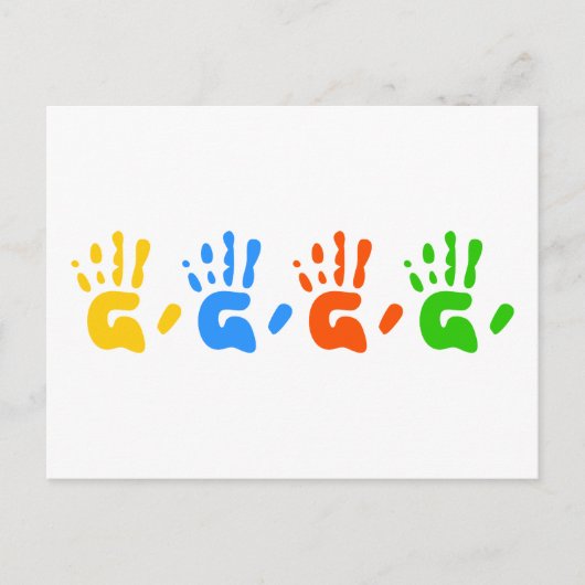 HandPrints Briefkaart (Voorkant)