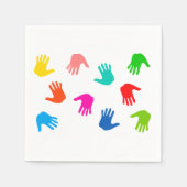 Handprints Papieren servetten (Voorkant)