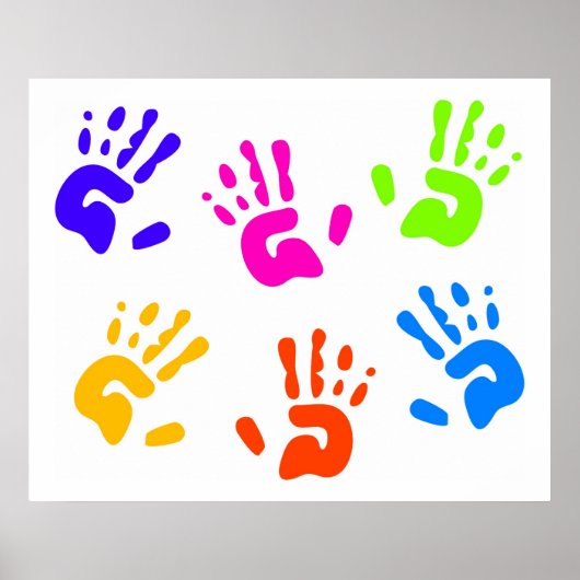 HandPrints Poster (Voorkant)