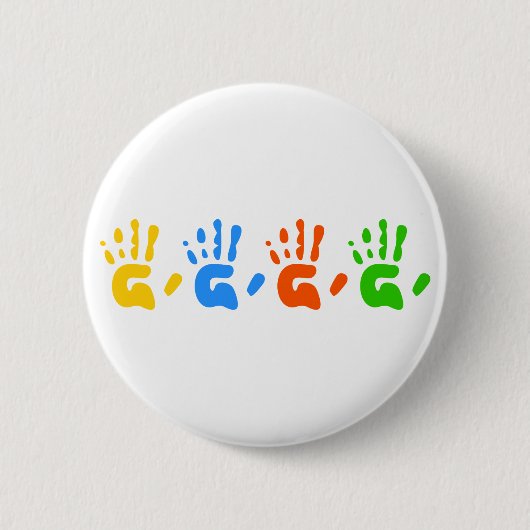 HandPrints Ronde Button 5,7 Cm (Voorkant)