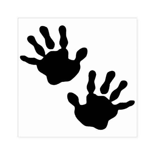 HandPrints Rubberstempel (Afrduk)