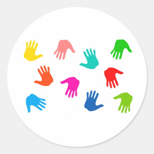 Handprints Stickers (Voorkant)