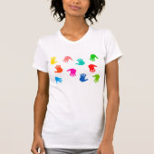 Handprints Vrouwen T-shirt (Voorkant)