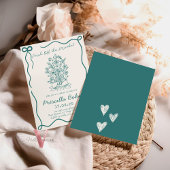 Handrawn Fresh Off the Market Vrijgezellenfeest Ui Kaart