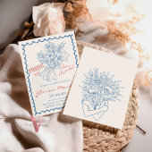 Handrawn Fresh Off the Market Vrijgezellenfeest Ui Kaart