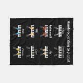 Hands According To Anists Ano Clical Music Instrum Fleece Deken (Voorkant (Horizontaal))