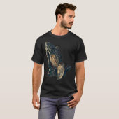 Hands Amen Jesus bidden T-shirt (Voorkant volledig)