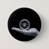Hands And Wheels Ronde Button 5,7 Cm (Voorkant)