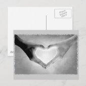 Hands B&W foto Briefkaart (Voorkant / Achterkant)