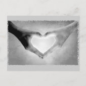 Hands B&W foto Briefkaart (Voorkant)