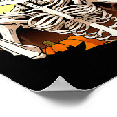 Hands Beer Funny Drink Halloween Vrouwen Poster (Hoek)