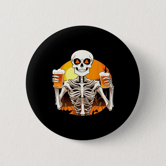 Hands Beer Funny Drink Halloween Vrouwen Ronde Button 5,7 Cm (Voorkant)