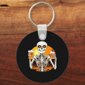 Hands Beer Funny Drink Halloween Vrouwen Sleutelhanger (Voorkant)