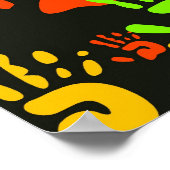 Hands-behangpapier Poster (Hoek)