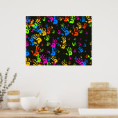 Hands-behangpapier Poster (Keuken)