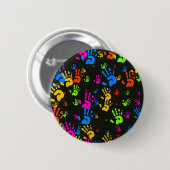 Hands-behangpapier Ronde Button 5,7 Cm (Voorkant /achterkant)