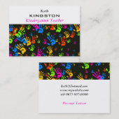 Hands-behangpapier Visitekaartje (Voorkant / Achterkant)