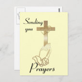 Hands bidden briefkaart (Voorkant / Achterkant)