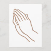 Hands bidden briefkaart (Voorkant)