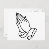 Hands bidden briefkaart (Voorkant / Achterkant)