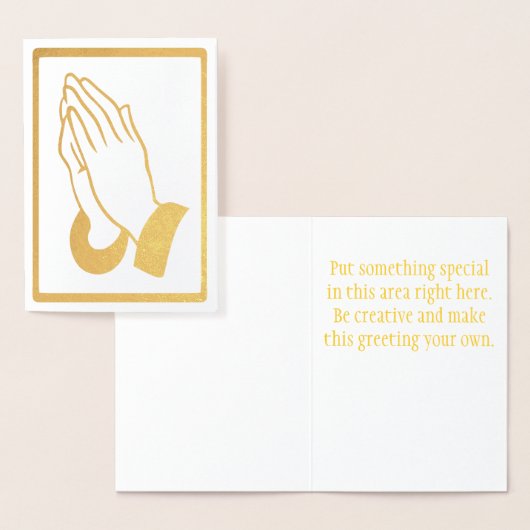 Hands bidden folie kaarten (Display)