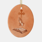 Hands bidden keramisch ornament (Rechts)