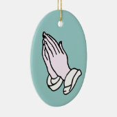 Hands bidden keramisch ornament (Rechts)