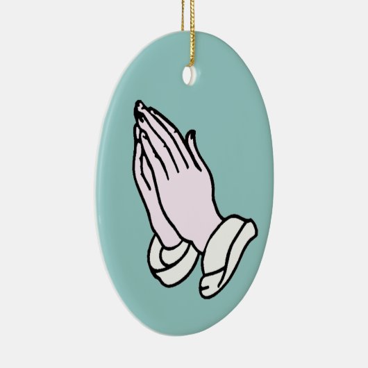 Hands bidden keramisch ornament (Rechts)