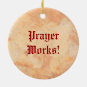 Hands bidden keramisch ornament (Achterkant)