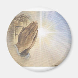 Hands bidden magneet