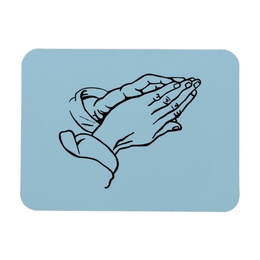 Hands bidden magneet (Horizontaal)