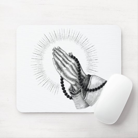 Hands bidden muismat (Met muis)