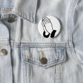 Hands bidden ronde button 5,7 cm (In situ)